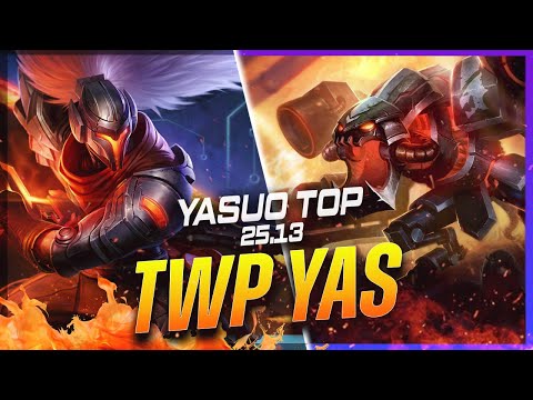 TheWanderingPro - Yasuo vs Cho'Gath TOP Patch 25.13 - Yasuo Gameplay