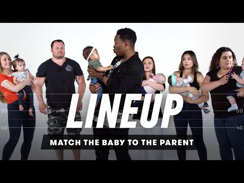 赤ちゃんと親のマッチング|ラインナップ|カット (Match Baby to Parent | Lineup | Cut)