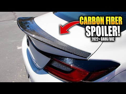 2022 GR86/BRZ Carbon Fiber Duckbill Spoiler Install!