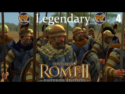 Part 4:  Back To The War With ROME!!  Massilia Legendary Campaign Rome 2