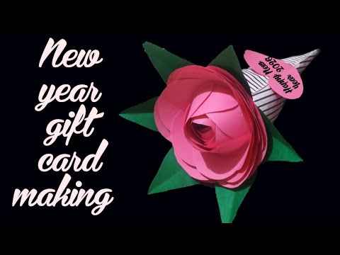 Happy new year card making, new year card making ideas 2026, DIY new year greeting card, Handmade 