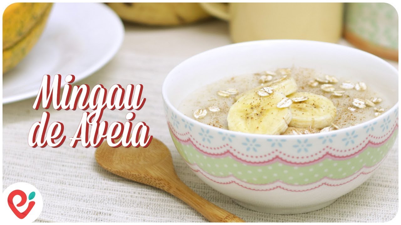 Mingau de Aveia Vegano (Opção para o Café da Manhã)