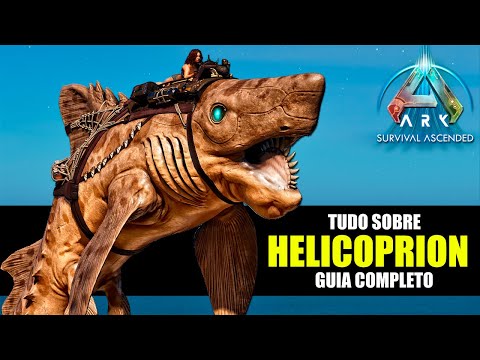 ALL ABOUT THE HELICOPRION - ALL SKILLS AND TAME - COMPLETE GUIDE - ARK SURVIVAL ASCENDED