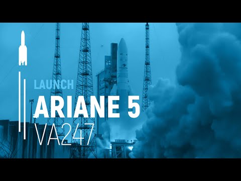 Flight VA247 – Saudi Geostationary 1/Hellas Sat 4 / GSAT-31 | Ariane 5 Launch | Arianespace