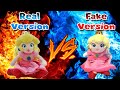 Official Genuine Sanei Princess Peach Plush VS Fake Version 4