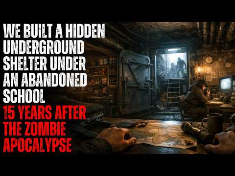 We Built a Hidden Underground Shelter Under an Abandoned School 15 Years After Zombie Apocalypse 2/2
