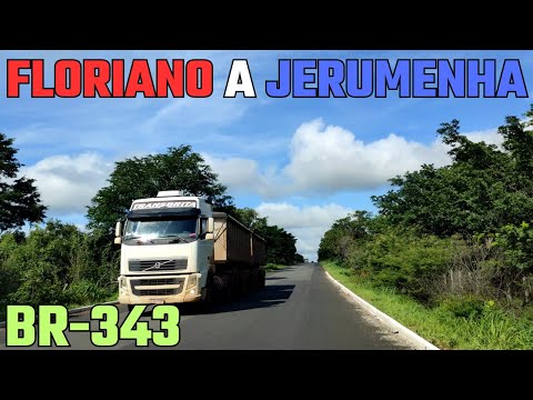 FLORIANO A JERUMENHA PIAUÍ VIA-BR-343 ATUALIZADA (66,6 KM)