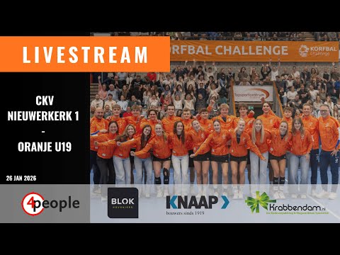 Maandag 26 januari 2026: Nieuwerkerk 1 - Oranje u19 (Kleine Vink, Nieuwerkerk a.d. IJssel, 20:30u)