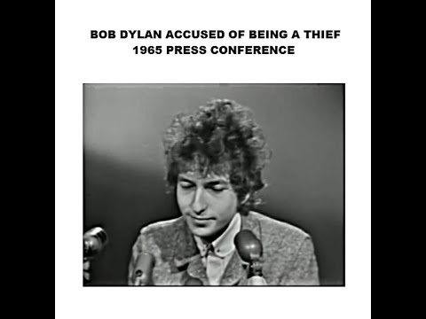 Bob Dylan Accused of Being A Thief Press Conference 1965