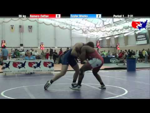 Romero Cotton vs. Taylor Meeks at 2013 ASICS University Nationals - FS