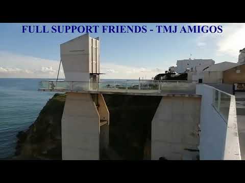 3/3 Exploring Albufeira, Algarve amazing Free walking tour praia dos Pescadores panoramic elevator