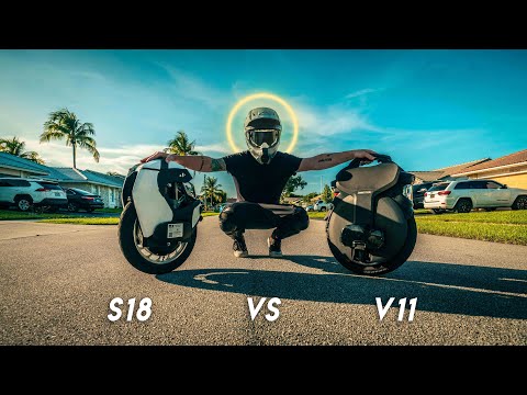 Kingsong S18 VS Inmotion V11// Save me Suspension Jesus! | evX