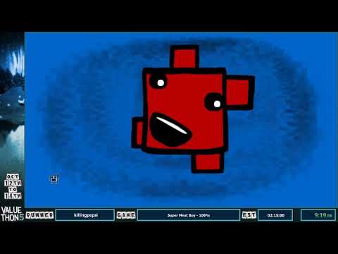 Valuethon 5 - Super Meat Boy 106% Speedrun by Killingpepsi