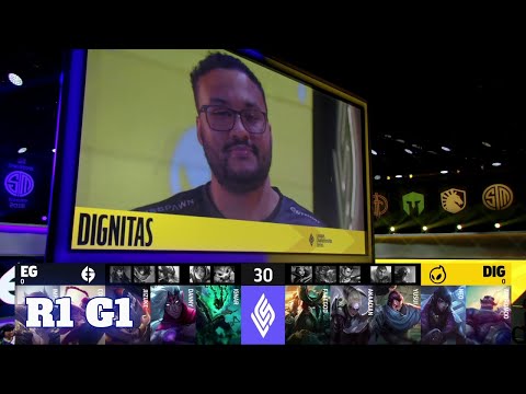 Evil Geniuses vs Dignitas - Game 1 | Round 1 Playoffs S11 LCS Summer 2021 | EG vs DIG G1