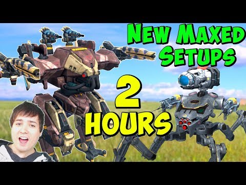 100% Maxed Fun Hangars for 2 Hours - War Robots Live Gameplay WR