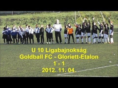 U 10 Ligabajnokság Goldball FC - Gloriett Etalon 1-1 2012.11.04.