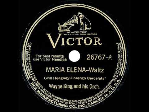 1941 HITS ARCHIVE: Maria Elena - Wayne King (instrumental)