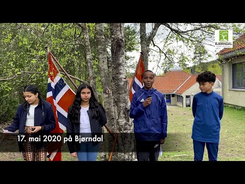 Elevenes 17. mai-tale på Bjørndal 2020