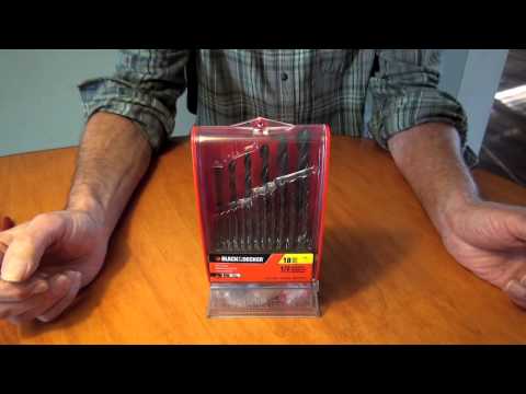 How to Open a Black & Decker 18 pc Drill Bit Kit Case