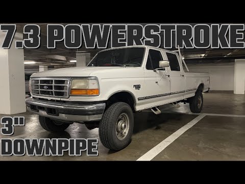 OBS Ford 7.3 Powerstroke 3 Inch Downpipe Install