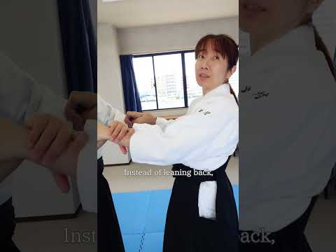 Aikido 全ての技共通のコツ #aikido #合気道 ＃女性の先生