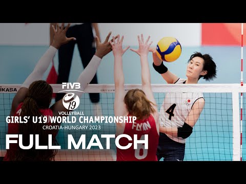 USA🇺🇸 vs. JPN🇯🇵 - Full Match | Girls' U19 World Championship | Pool D