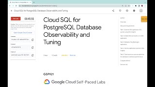 Cloud SQL for PostgreSQL Database Observability and Tuning || #qwiklabs  #GSP921[With Explanation🗣️]
