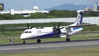 【伊丹空港】伊丹スカイパークからの旅客機の離発着【RW Change】
