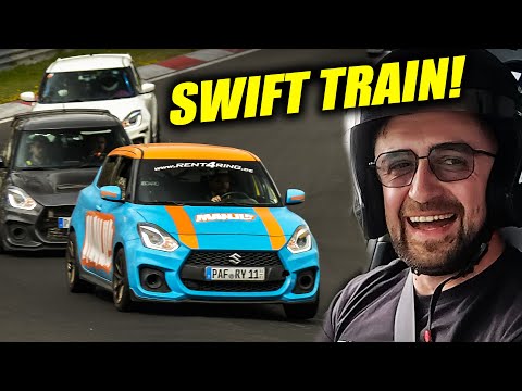 Nürburgring's FASTEST Swift, Drift Swift & HKS Swift do a Touge!