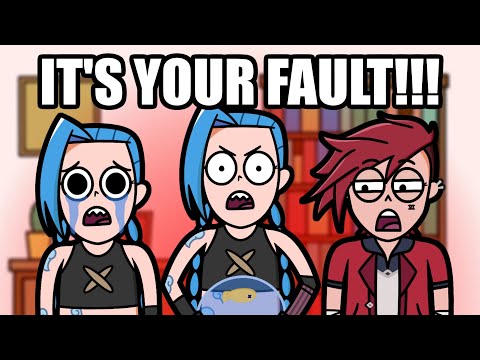 Jinx is mad at Vi - Arcane League of Legends