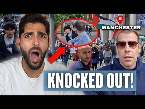 Pro Hamas Islamist Tries ATTACKING Charlie Vietch, Then Gets KO'd on the Spot!