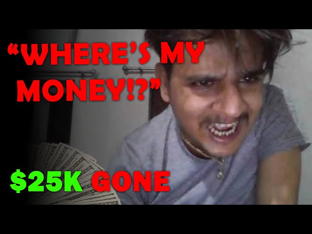 SCAMMER CRIES Watching Himself Lose $25K! SDDEFAULT Thumbnail