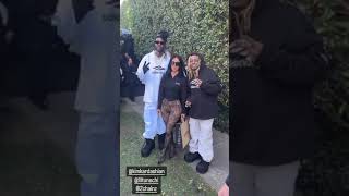 Lil Wayne tells Kim Kardashian "you look amazing" at a Balenciaga show