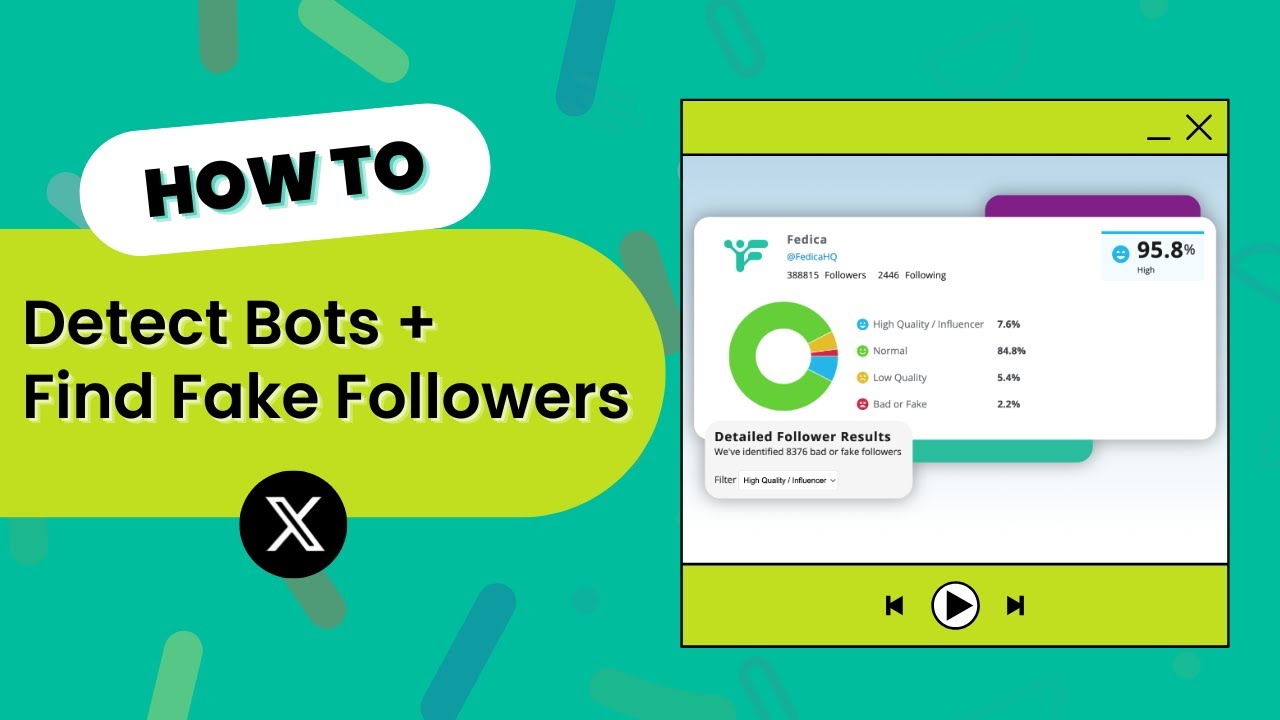 Fake Follower Audit: Bot Detection Tool for Twitter / X