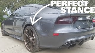 Wrecked Audi RS7 Gets New Suspension and TEST DRIVE!