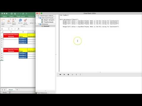 InputBox on Macbook VBA Excel 2016 (Part 1 of 3)