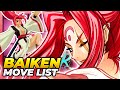 Baiken Move List Guilty Gear Xx Accent Core Plus R ggxx