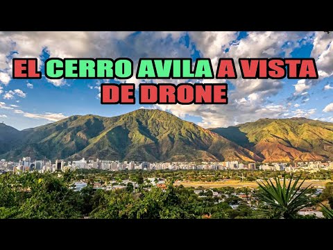 EL CERRO AVILA PICO NAIGUATA Y TELEFERICO CARACAS VENEZUELA A VISTA DE DRONE