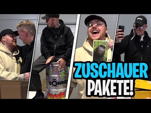 XXL ZUSCHAUER PAKETE UNBOXING📦 TISCH BRICHT ZUSAMMEN & FEUERWERK🤣 MontanaBlack Highlight