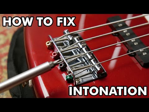 How To Fix Bass Guitar Intonation | Simple Fix