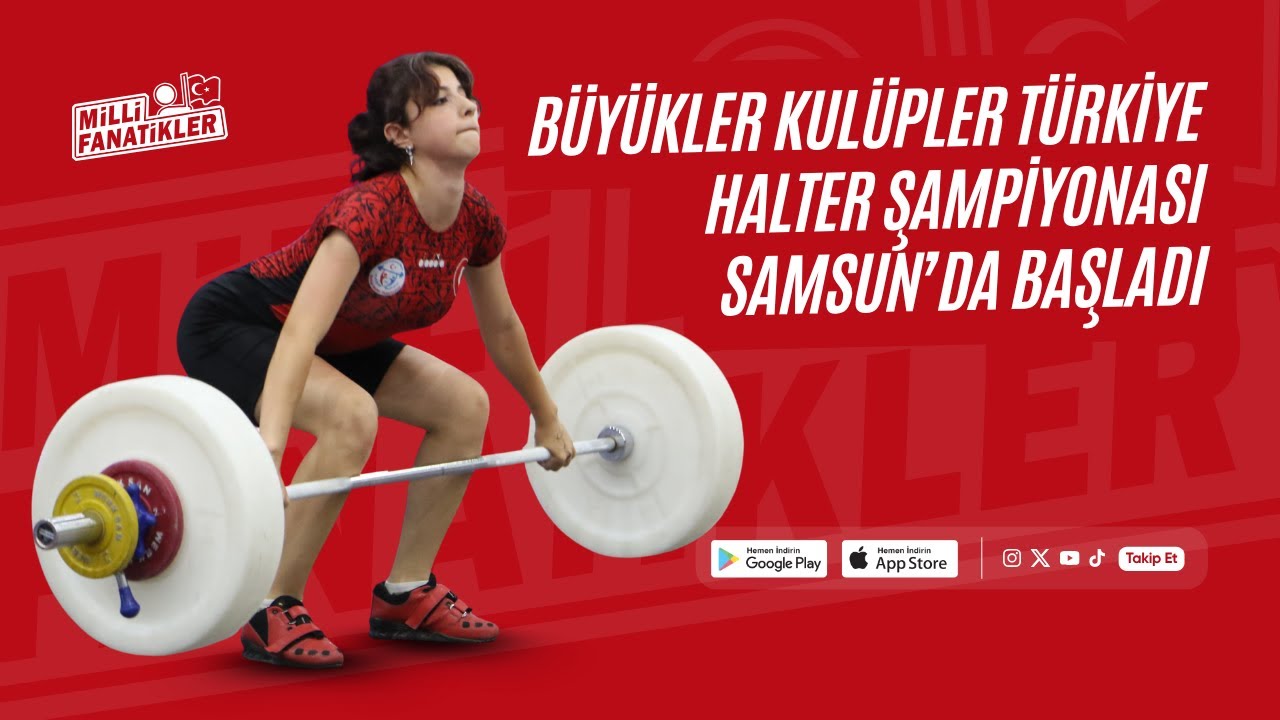 Samsun'da Halter Heyecanı: 400 Sporcu Şampiyona İçin Sahada