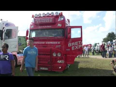 Daf xf 105 with loud Sound - Bretagne Express - uittocht Nog Harder lopik