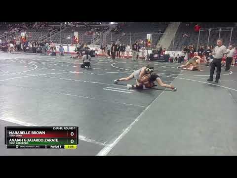 112 Lbs Cons. Round 2 - Anaiah Guajardo Zarate, Team Colorado Vs Marabelle Brown, Team Utah 036d