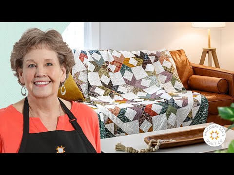 Make a "Block Star" Quilt with Jenny Doan of Missouri Star (Video Tutorial)
