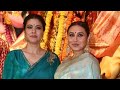 Kajol Devgan Meet Rani Mukherjee At North Bombay Sarbojanin Durga Puja 2025 In Mumbai
