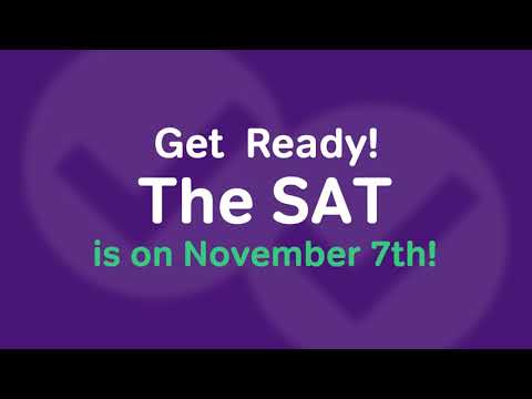 SAT Cram Session - November 2nd 3pm PDT/6pm EDT