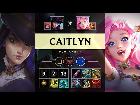 Caitlyn ADC vs Seraphine - EUW Grandmaster Patch 25.S1.2