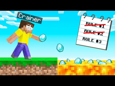 Crainer - BREAKING EVERY RULE In MINECRAFT!