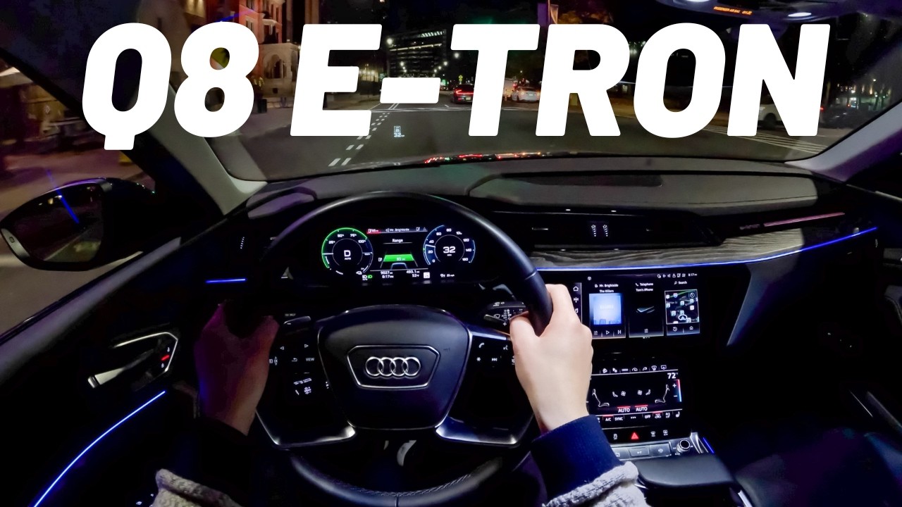 2025 Audi Q8 e-tron | POV Night Drive