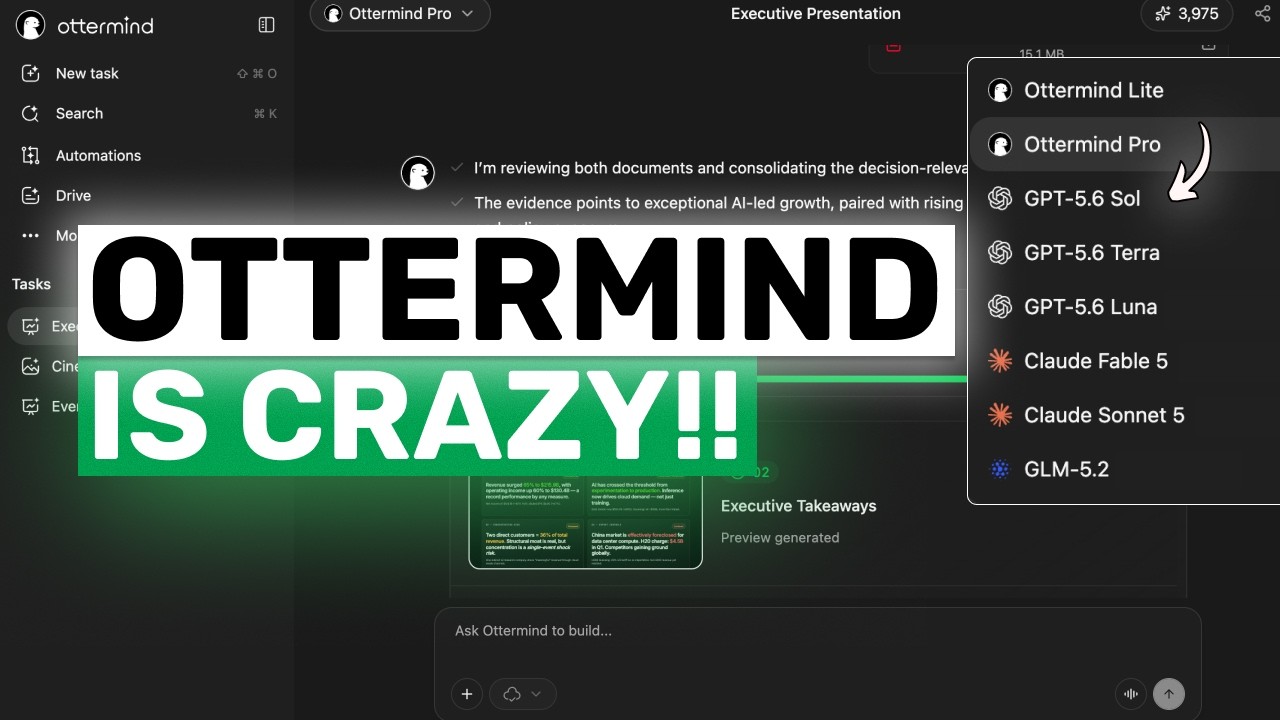 Ottermind (+Free Tier): This ALL-IN-ONE AI Agent is CRAZY GOOD!